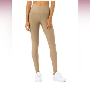 Alo High Waist Airlift Legging Gravel Color Size Large